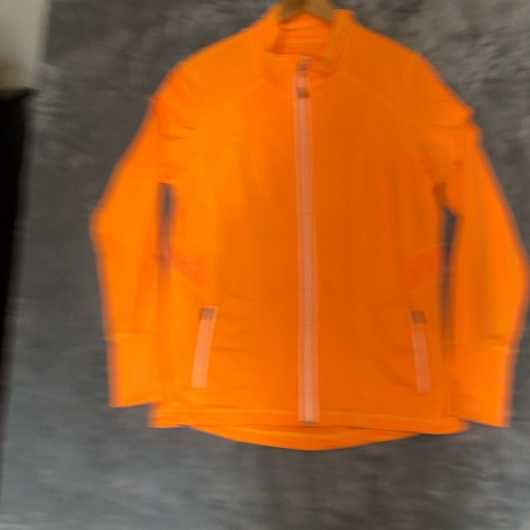 Tangerine Women's Bright Orange Zip-up Jacket Size XL - Picture 2 of 10